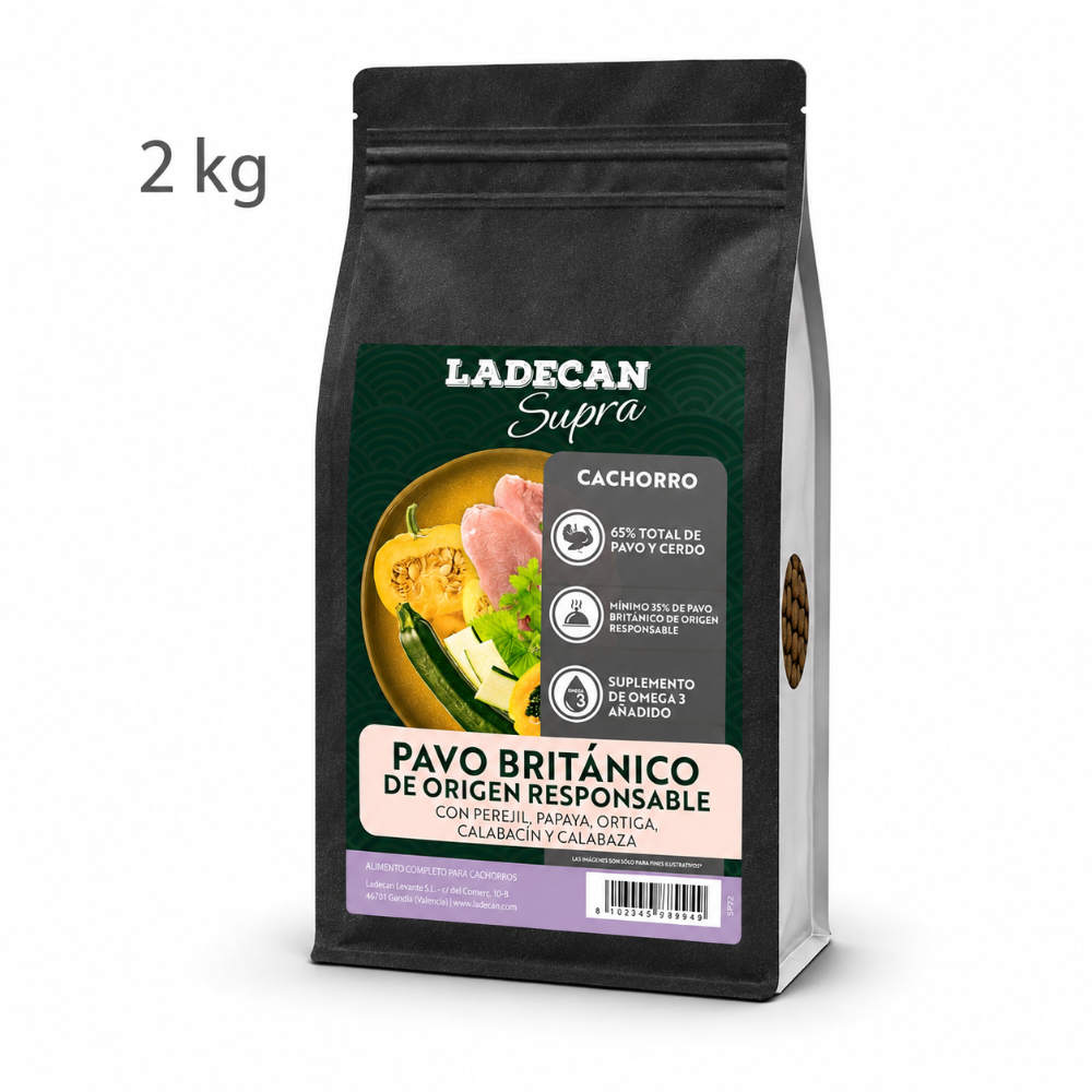 pienso ladecan cachorro pavo 2kg