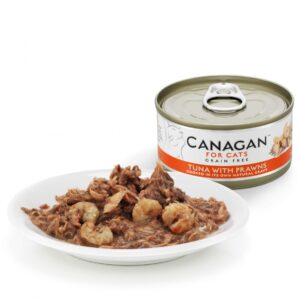 Lata Canagan para gatos de Atún con Gambas