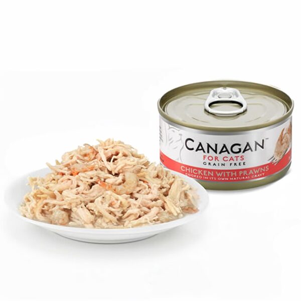 Lata Canagan para gatos Pollo con Gambas